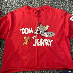 Small Tom & Jerry Cropped Tee